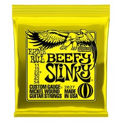 Струны для электрогитары Ernie Ball P02627 Beefy Slinky 11-54 цена и информация | Ernie Ball Аудио- и видеоаппаратура | hansapost.ee