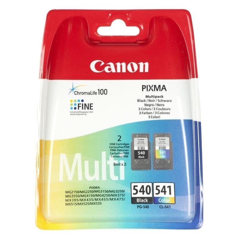 Tindikassett Canon PG-540/CL-541, multi pakk цена и информация | Tindiprinteri kassetid | hansapost.ee
