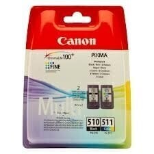 Tindikassett Canon PG-510 CL-511 MX360, must hind ja info | Tindiprinteri kassetid | hansapost.ee