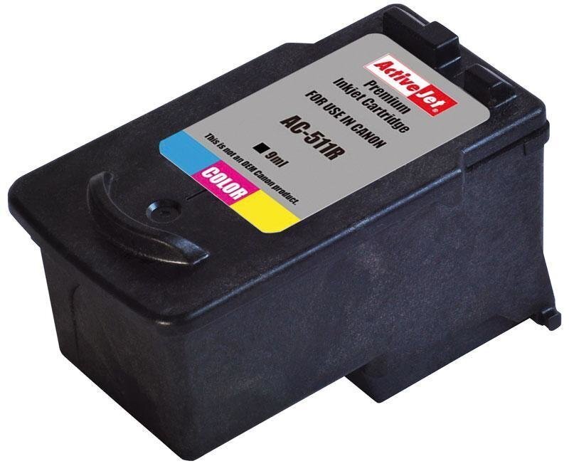 ActiveJet ink AC-511R Canon CL-511 Color цена и информация | Tindiprinteri kassetid | hansapost.ee