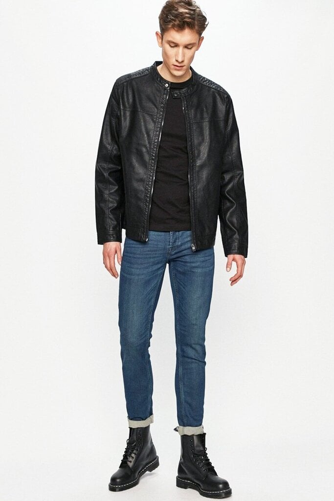 Jakk meestele Jack & Jones 12182461, must hind ja info | Joped meestele | hansapost.ee