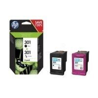 HP Inc. - Combo Pack Tusz 301bk+cl N9J72AE цена и информация | Tindiprinteri kassetid | hansapost.ee