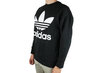 Meeste dressipluus Adidas Trefoil Over Crew CW1236, must цена и информация | Pusad meestele | hansapost.ee