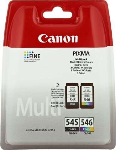 Canon 1LB PG-545 / CL-546 ink cartridge цена и информация | Tindiprinteri kassetid | hansapost.ee