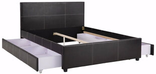 Ящик для постельного белья для кровати Margit, коричневый цена и информация | Выдвижные ящики, ящики для постельного белья | hansapost.ee