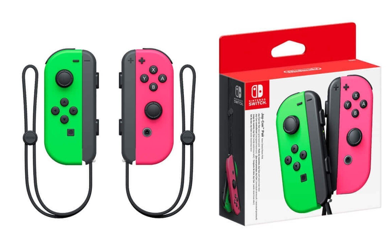 NINTENDO SWITCH Joy-Con Pair Neon Green Pink цена и информация | Mängupuldid | hansapost.ee