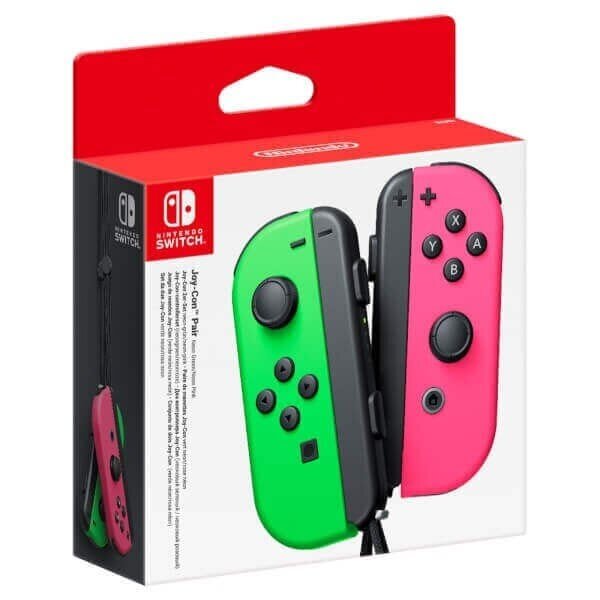 NINTENDO SWITCH Joy-Con Pair Neon Green Pink цена и информация | Mängupuldid | hansapost.ee