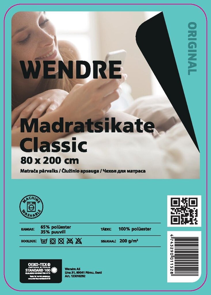 Wendre madratsikate Classic - erinevad suurused hind ja info | Voodilinad | hansapost.ee