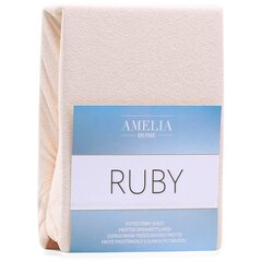 AmeliaHome махровая простыня с резинкой Ruby, 140 x 200 см цена и информация | Сетки для кроватей | hansapost.ee
