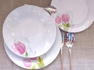 Domotti тарелка Тюльпан, 23 см цена и информация | Посуда, тарелки, обеденные сервизы | hansapost.ee