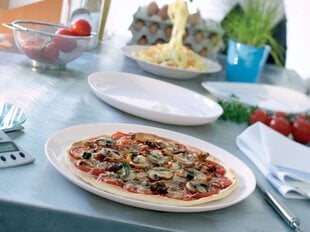 Luminarc тарелка Pizza Friends Time White, 32 см цена и информация | Посуда, тарелки, обеденные сервизы | hansapost.ee