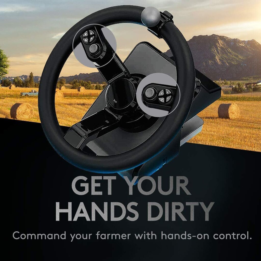 Logitech G Saitek Farming Slim (945-000062) hind ja info | Mänguroolid | hansapost.ee