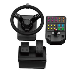 Игровое рулевое колесо и педали Logitech G Saitek Farming Slim (945-000062) цена и информация | Игровые рули | hansapost.ee