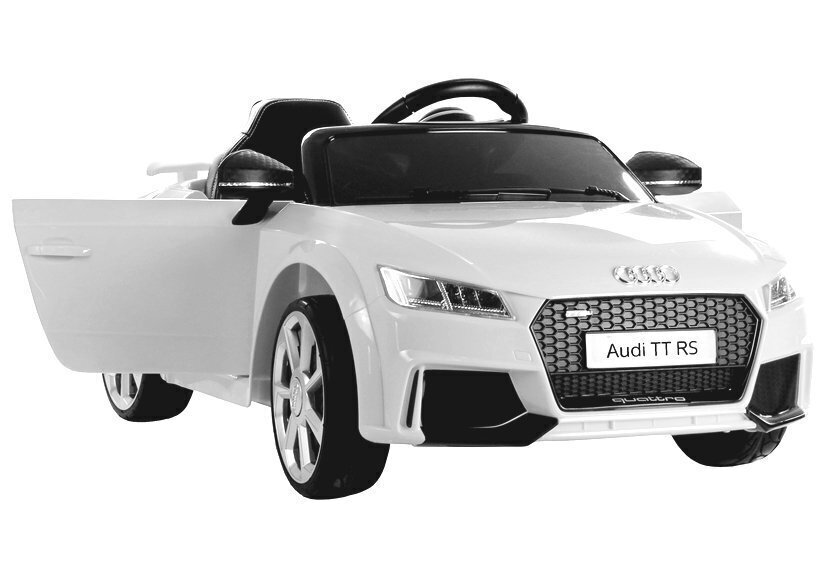 Elektriauto lastele Audi TT RS Quattro, valge hind ja info | Laste elektriautod | hansapost.ee