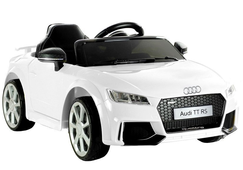 Elektriauto lastele Audi TT RS Quattro, valge цена и информация | Laste elektriautod | hansapost.ee