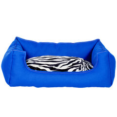 Amibelle кроватка с подушкой для домашних животных, синяя 50 x 60 x 14 см цена и информация | Лежаки, домики | hansapost.ee
