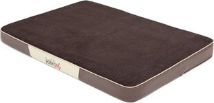 Hobbydog матрас для питомца Premium Velvet Brown, L, 100x67 см цена и информация | Лежаки, домики | hansapost.ee