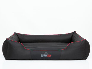 Lemmiklooma pesa Hobbydog Comfort XXL, must punase servaga hind ja info | Pesad, asemed | hansapost.ee