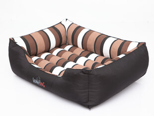 Hobbydog лежак Comfort XXL, полосатый черный цена и информация | Лежаки, домики | hansapost.ee