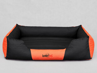 Hobbydog лежак Comfort XL, черный/оранжевый цена и информация | Лежаки, домики | hansapost.ee