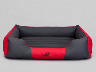 Hobbydog лежак Comfort L, серый/красный цена и информация | Лежаки, домики | hansapost.ee
