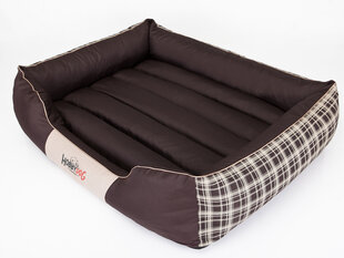 Hobbydog лежак Prestige XL окошки, коричневый цена и информация | Лежаки, домики | hansapost.ee