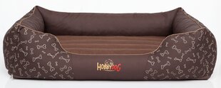 Hobbydog лежак Prestige XL кости, коричневый цена и информация | Лежаки, домики | hansapost.ee