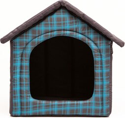 Лежак-конура Hobbydog R1 окна, 38x32x38 см, серый/синий цена и информация | Лежаки, домики | hansapost.ee