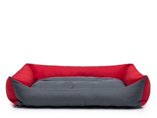 Hobbydog лежак Eco XXL, 105x75 см, красного/серого цвета цена и информация | Лежаки, домики | hansapost.ee