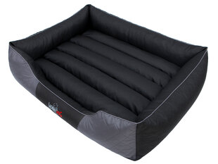 Hobbydog лежак Premium XXL, черный/серый, 110х90 см цена и информация | Лежаки, домики | hansapost.ee