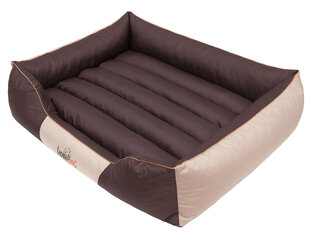 Лежак Hobbydog Premium XXL, коричневый / бежевый, 110x90 см цена и информация | Лежаки, домики | hansapost.ee