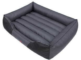 Лежак Hobbydog Premium XXL, серый / черный, 110x90 см цена и информация | Лежаки, домики | hansapost.ee
