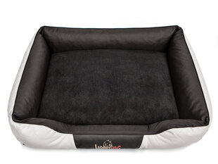 Лежак Cesar Exclusive R4, 114x84 см, белый / черный цена и информация | Лежаки, домики | hansapost.ee