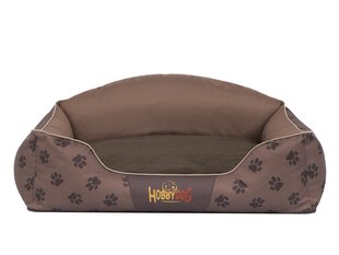 Лежак Hobbydog Exclusive L, коричневый цена и информация | Лежаки, домики | hansapost.ee