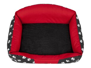Лежак Hobbydog Exclusive XL, красный/черный цена и информация | Лежаки, домики | hansapost.ee