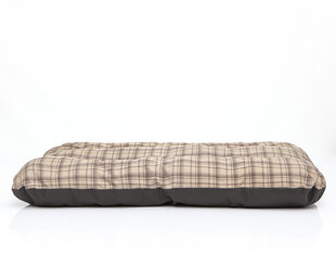 Hobbydog подушка Eco Prestige R3, 115x80x12 см, песочного цвета в клетку цена и информация | Лежаки, домики | hansapost.ee