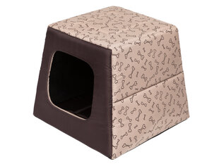 Hobbydog конура-лежак Пирамида R3, песочная/коричневая цена и информация | Лежаки, домики | hansapost.ee