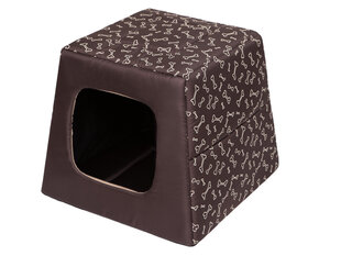 Hobbydog конура-лежак Пирамида R3, коричневая цена и информация | Лежаки, домики | hansapost.ee