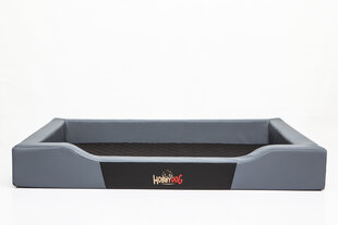 Hobbydog лежак Deluxe XXL, серый/черный, 120x80 см цена и информация | Лежаки, домики | hansapost.ee