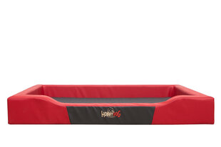 Hobbydog лежак Deluxe XXL, красный/черный, 93x62 см цена и информация | Лежаки, домики | hansapost.ee