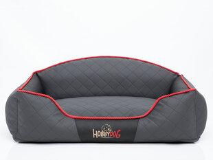 Hobbydog лежак Elite L, серый/черный, 65x50 см цена и информация | Лежаки, домики | hansapost.ee