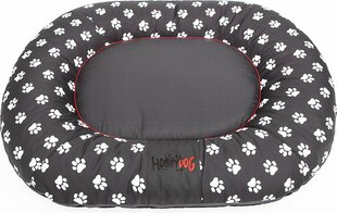 Hobbydog лежак Ponton Prestige, XXXL, Grey Paws, 130x100 см цена и информация | Лежаки, домики | hansapost.ee