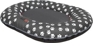 Hobbydog лежак Ponton Prestige, XXXL, Grey Paws, 130x100 см цена и информация | Лежаки, домики | hansapost.ee