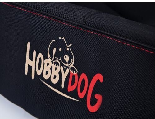 Pesa Hobbydog Ruuduline R5, must/punane, 64x50 cm цена и информация | Pesad, asemed | hansapost.ee