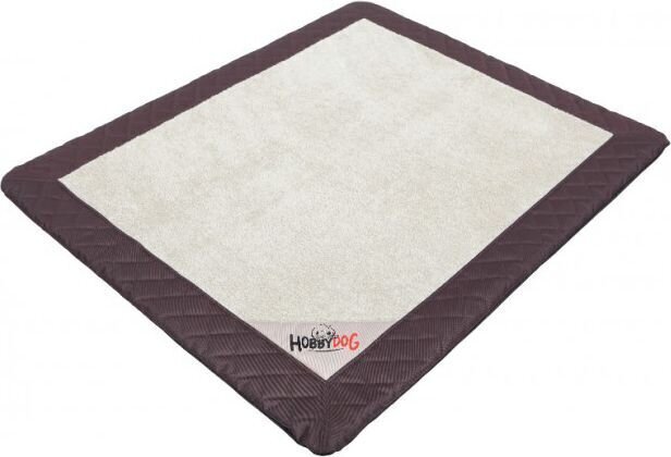 Hobbydog matt Exclusive, L, Brown/Beige Fur, 90x70 cm hind ja info | Pesad, asemed | hansapost.ee