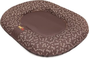 Hobbydog лежак Ponton Prestige, XXXL, Brown Paws, 130x100 см цена и информация | Лежаки, домики | hansapost.ee