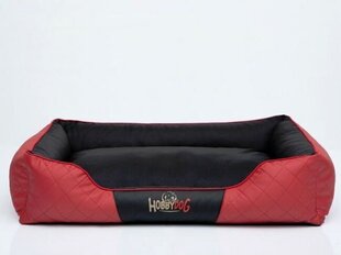 Hobbydog лежак Cesarean Perfect, красный/черный R1, 65x52 см цена и информация | Лежаки, домики | hansapost.ee