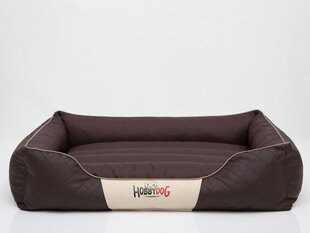 Hobbydog лежак Cesarean Standart, коричневый R3, 95x73 см цена и информация | Лежаки, домики | hansapost.ee