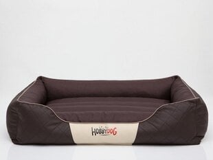Hobbydog лежак Cesarean Standart, коричневый R2, 84x65 см цена и информация | Лежаки, домики | hansapost.ee