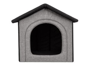 Лежак-конура Hobbydog Inari Light Grey Black, 38x32 см цена и информация | Лежаки, домики | hansapost.ee